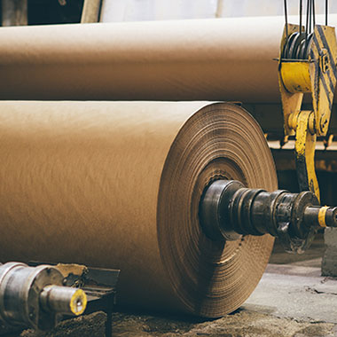 A large paper roll