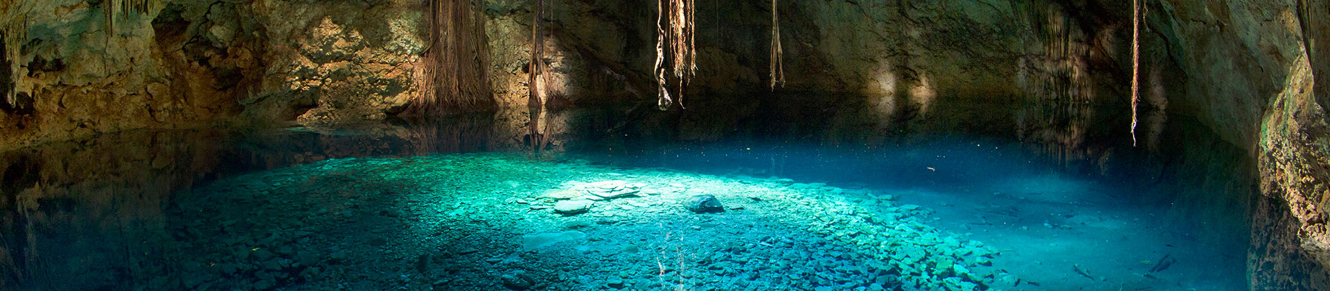 Groundwater quality shown from a cave