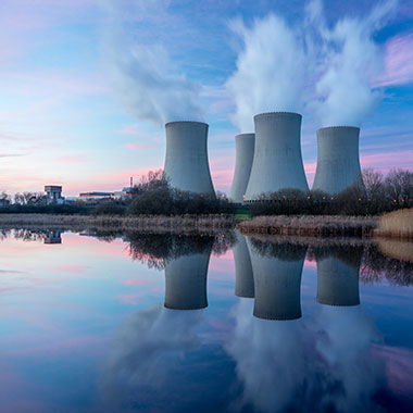 Water cooling towers at a treatment plant work best with water free of organics that can cause build up and equipment damage.