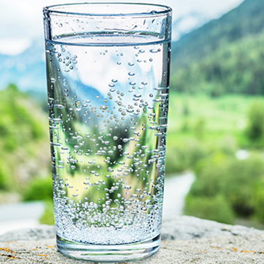 This clear glass of water relies on a distribution system that uses condensed phosphates for corrosion control in drinking water distribution systems.